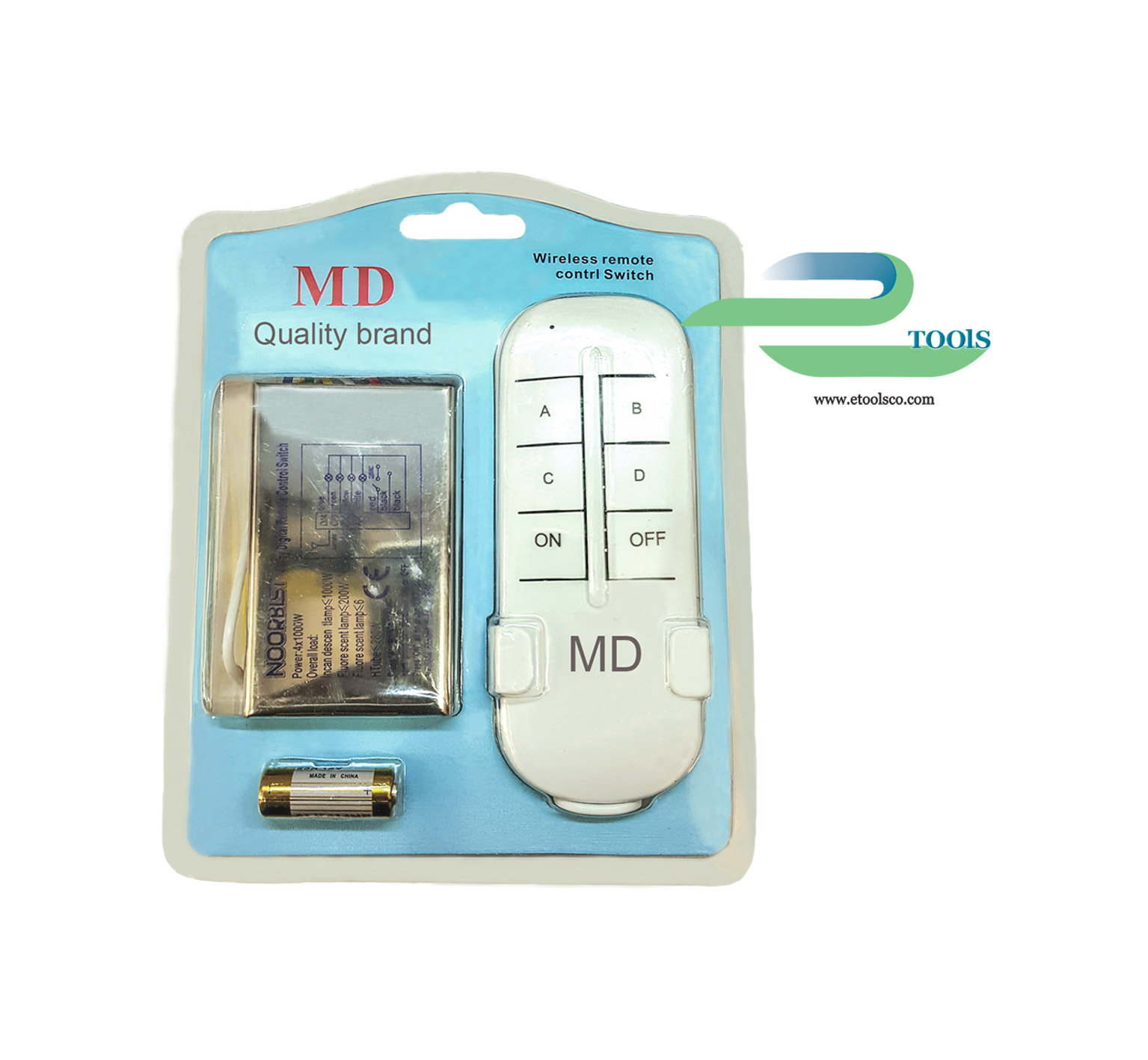 ریموت کنترل روشنایی 4 کاناله MD